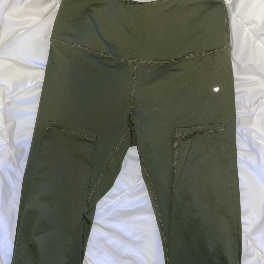 Love Fitness Apparel Leggings Army Green